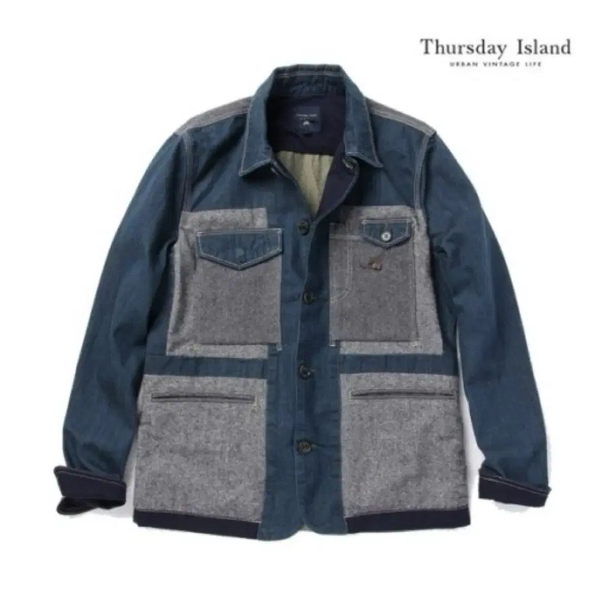 Thursday Island(ースデーアイランド) メンズ デニムジャケット ワークジャケット
