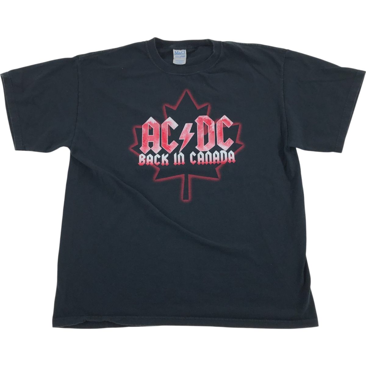 古着 00年代 M-O AC|DC エーシーディーシー バンドTシャツ バンT メンズL相当|eaa540498