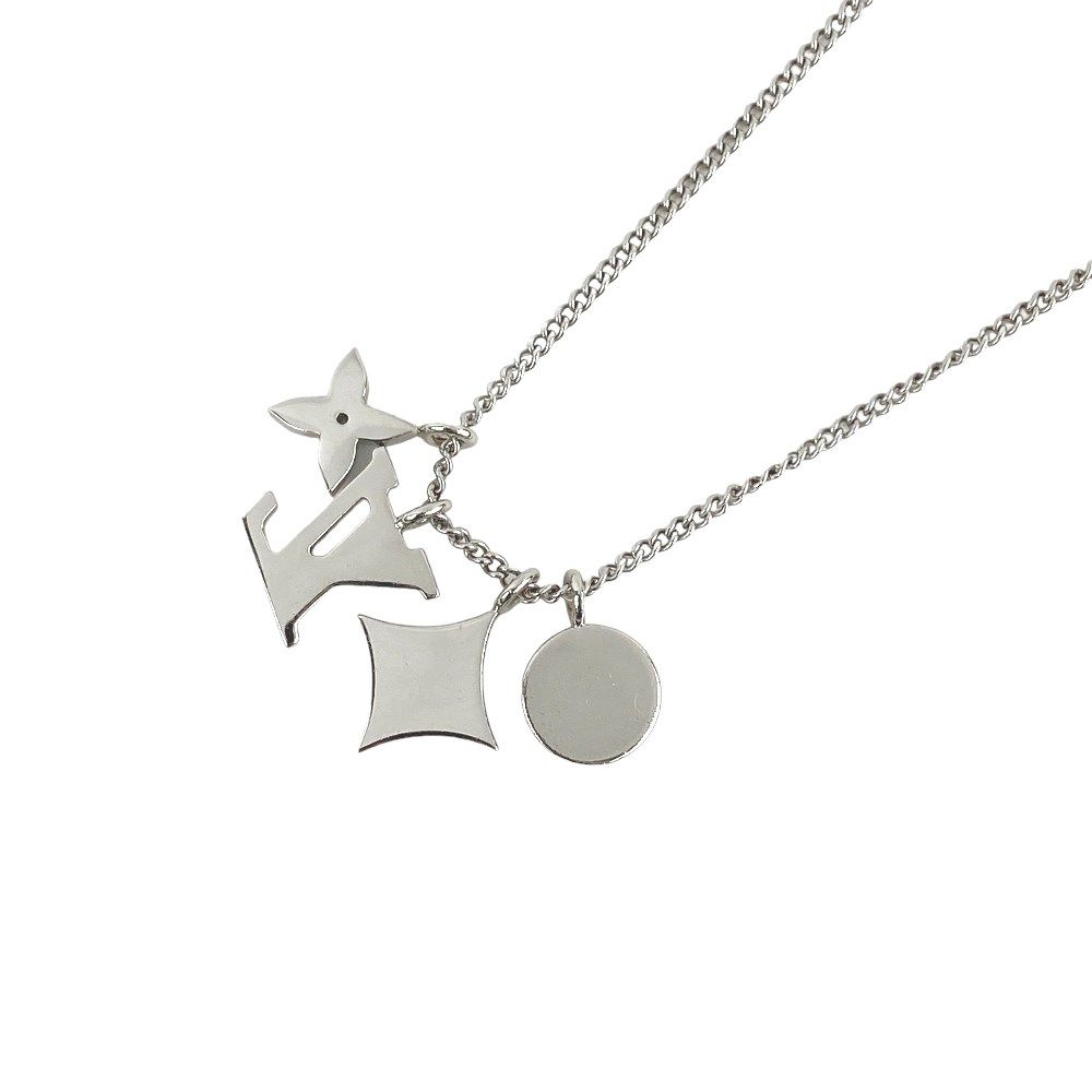 □中古□60cm□ ルイヴィトン インスティンクト ロング ネックレス  