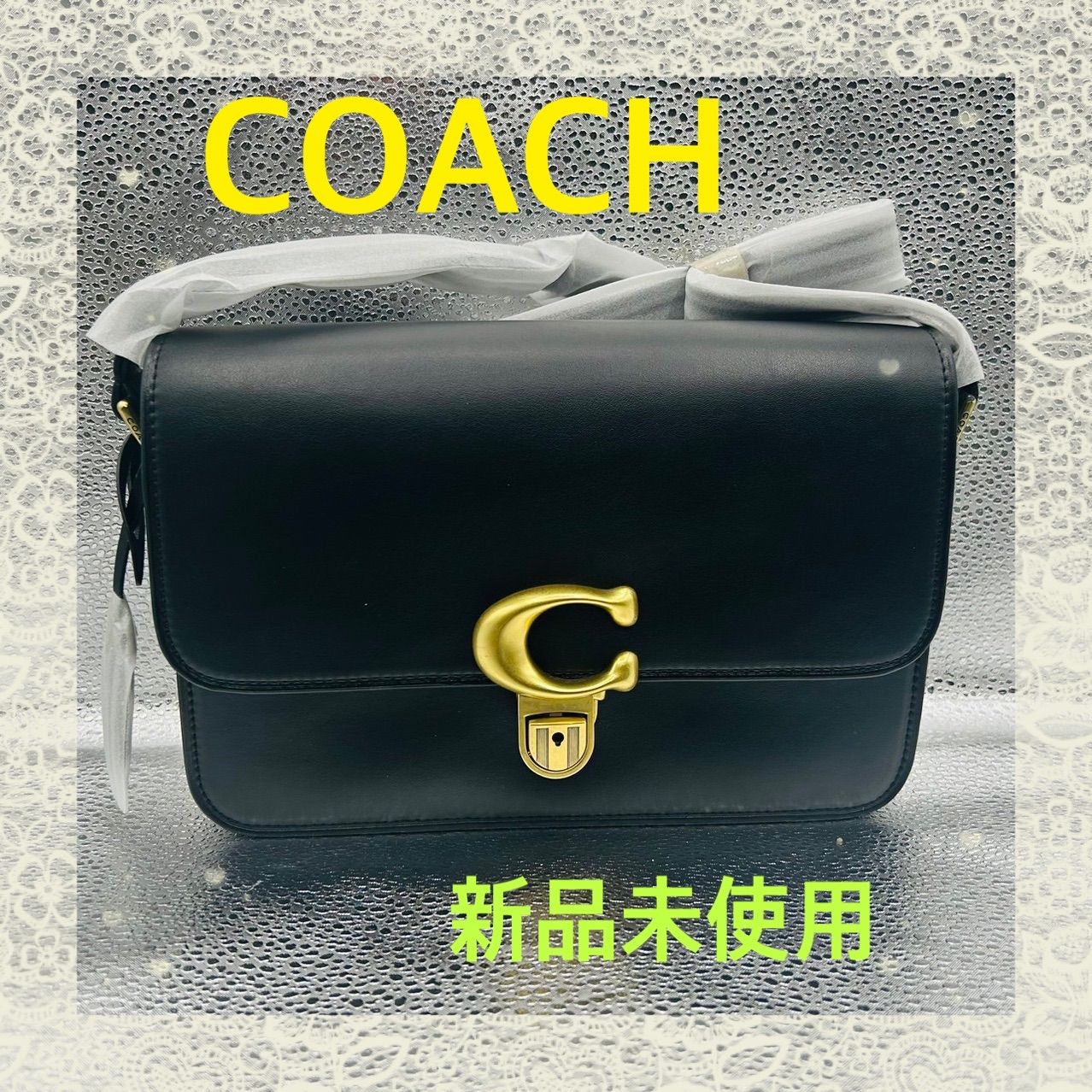 COACH コーチ ストゥディオ レザー ショルダーバッグ ブラック 新品未