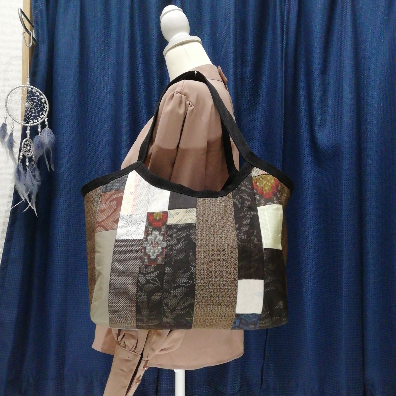 パッチワークグラニーバッグ ハンドメイド ハンドメイド パッチワーク バッグ - メルカリ
