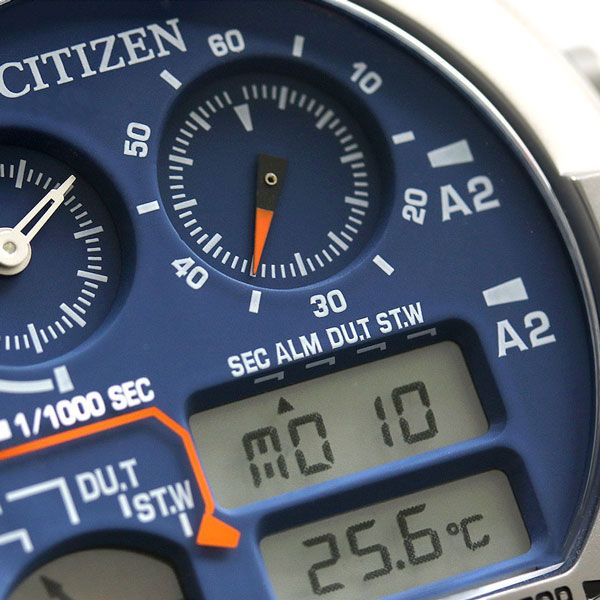 【新品】CITIZEN シチズンアナデジテンプ　JG0070-20L CITIZEN レコードレーベル アナデジテンプ【move限定モデル