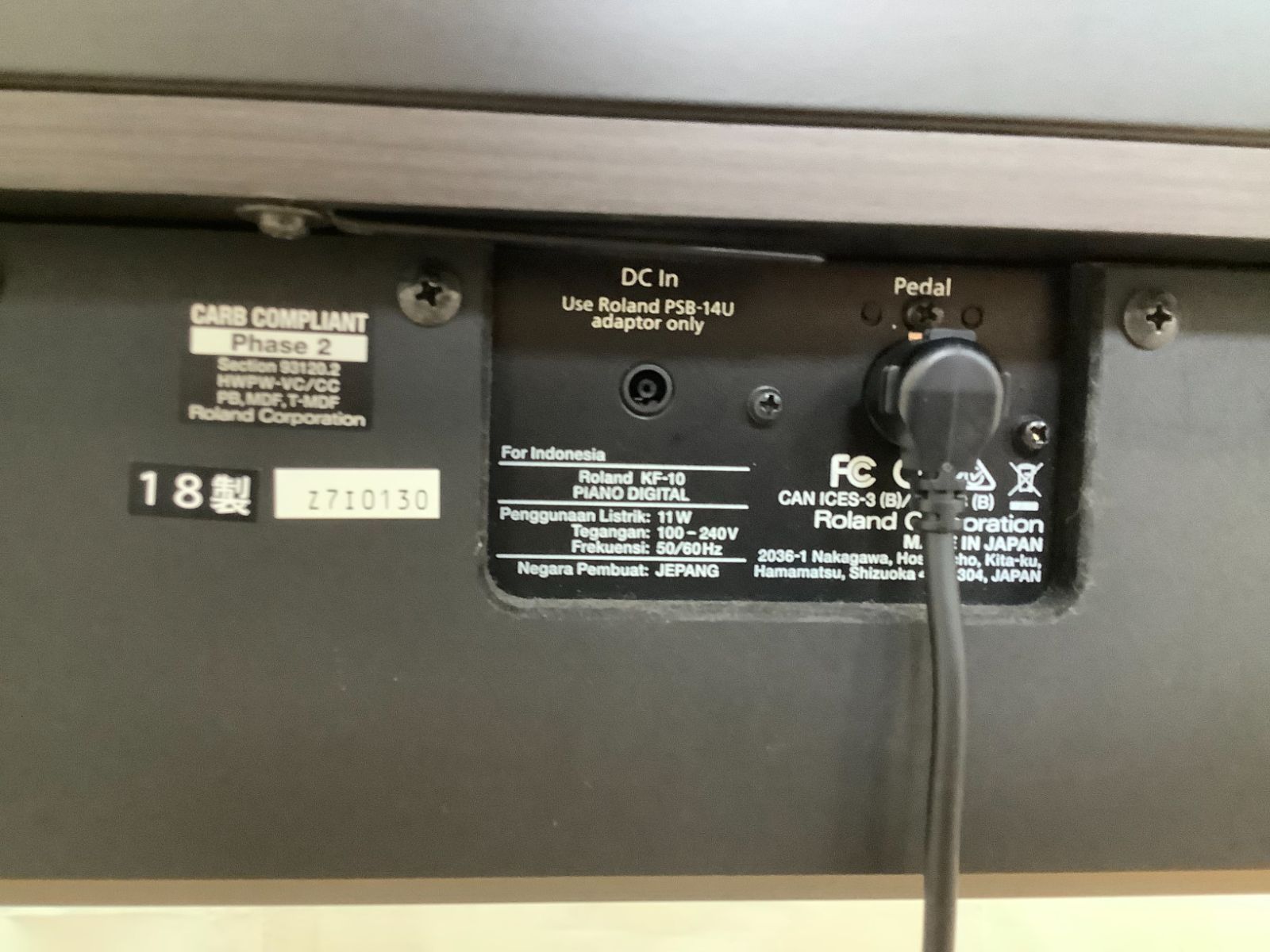 ☆60684【電子ピアノ】ROLAND KF10-KSB 18年製 - メルカリ