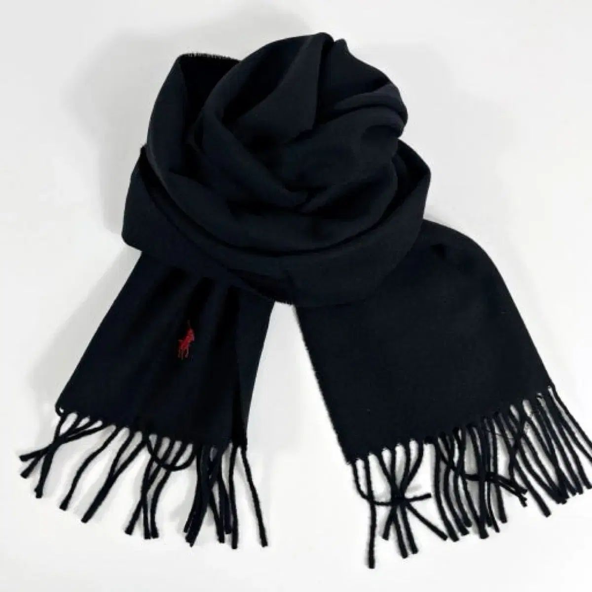 ポロラルフローレン ブラック マフラー ほぼ