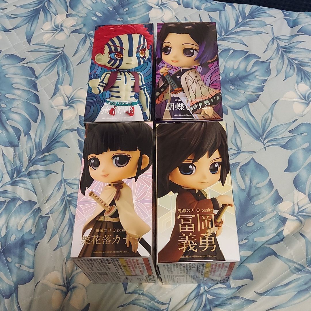 鬼滅の刃 qposket 猗窩座 胡蝶しのぶ カナヲ 冨岡義勇 4種セット