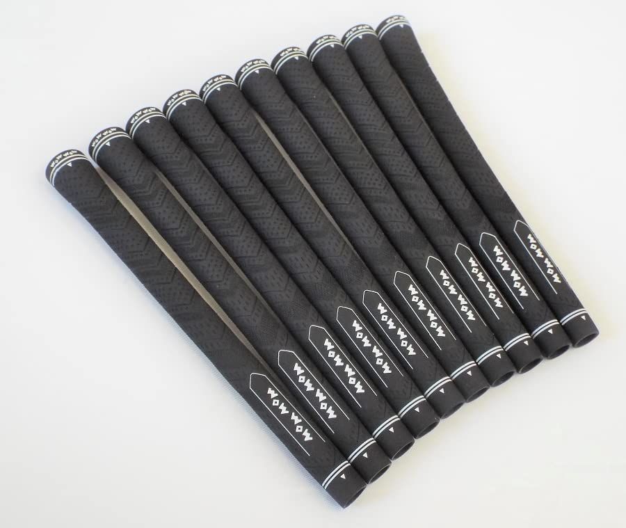 【在庫処分】賢人の選択 【 】 WOWWOW MCラバー ゴルフグリップ 60R バックラインなし BK 競技者対応 高品質 高耐久