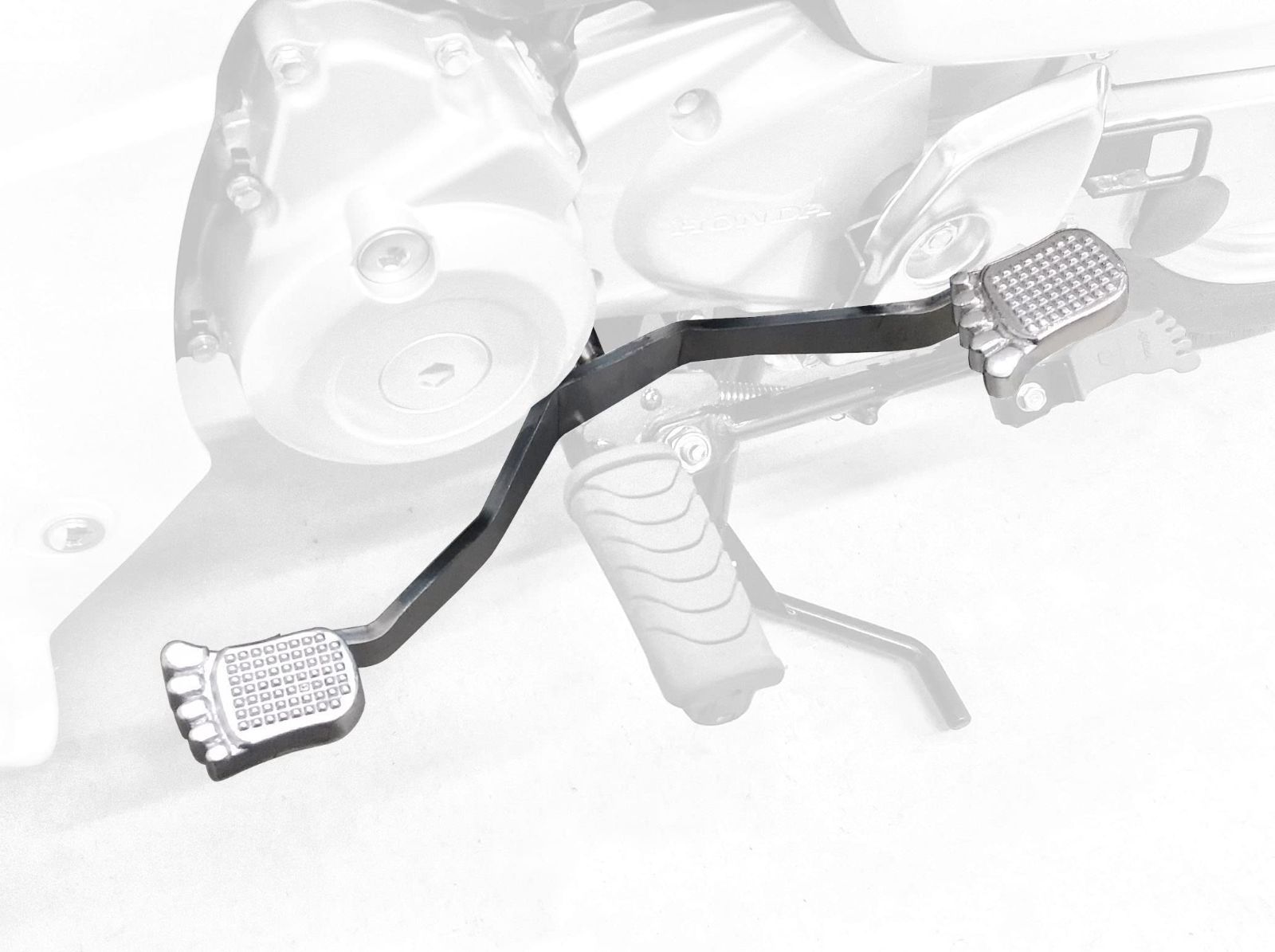 アルミ製バレル仕上げ スーパーカブ|クロスカブ110 22-|JA59|60 足型 シーソーチェンジペダル 214-206 バイクパーツ キジマ Kijima