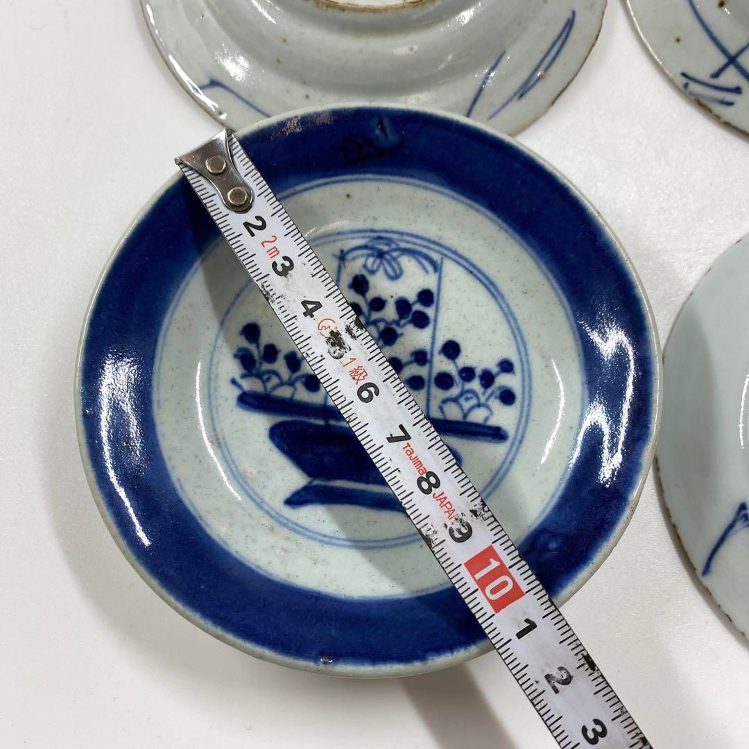 中国清朝時代 新渡青花皿6枚 木箱付 直径11.3㎝ 東Y6-1218④ - メルカリ