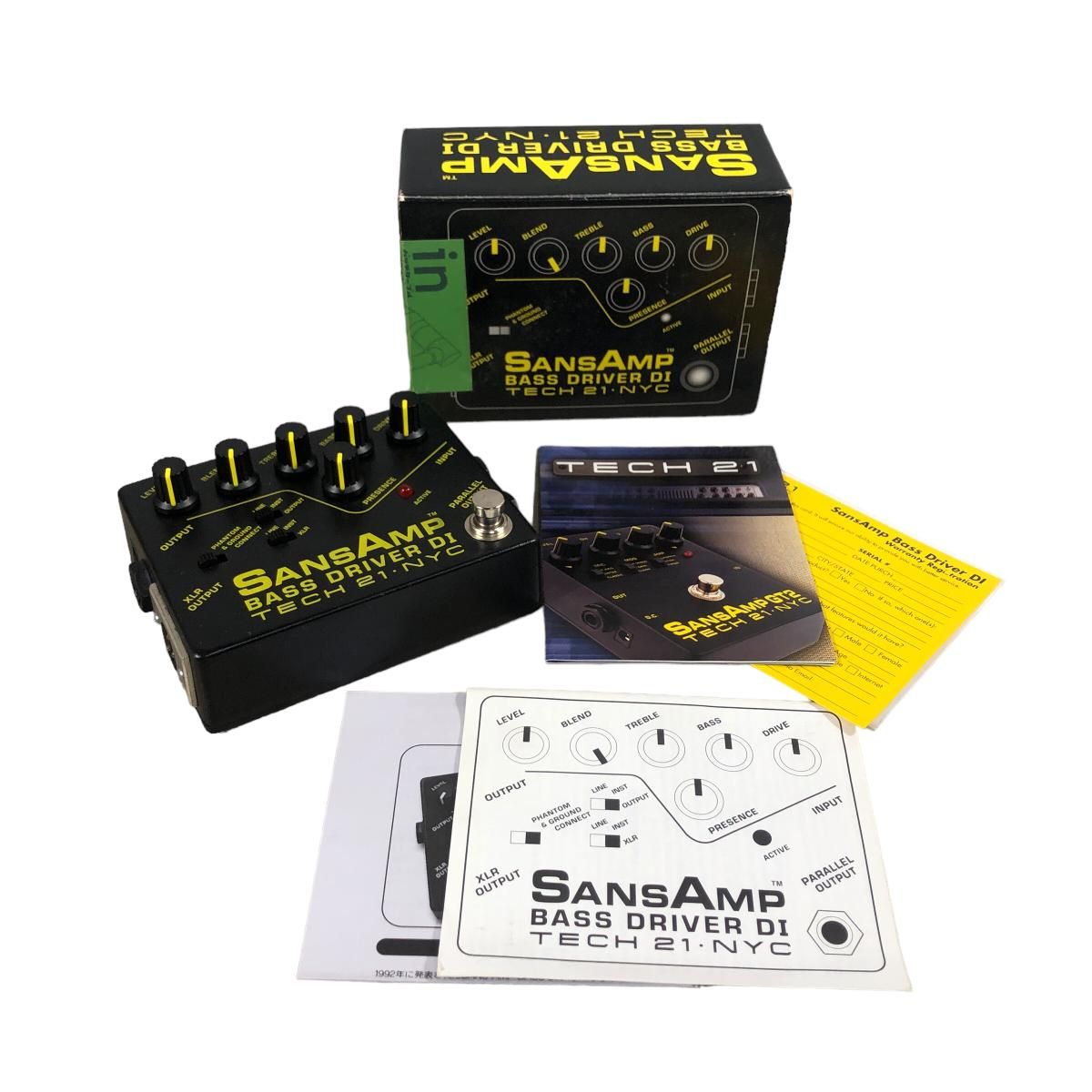 SANSAMP BASS DRIVER DI V2 ダイレクトボックス ベース SansAmp/RBI