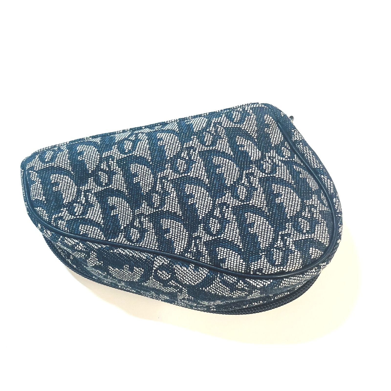 Christian Dior クリスチャンディオール トロッター柄 サドルポーチ X2104