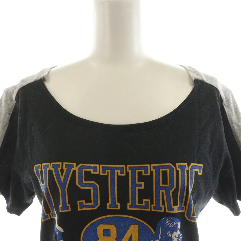 Hysteric Glamour ブラック Tシャツ 02251CT25_BK_1-Photoroom.jpg?v