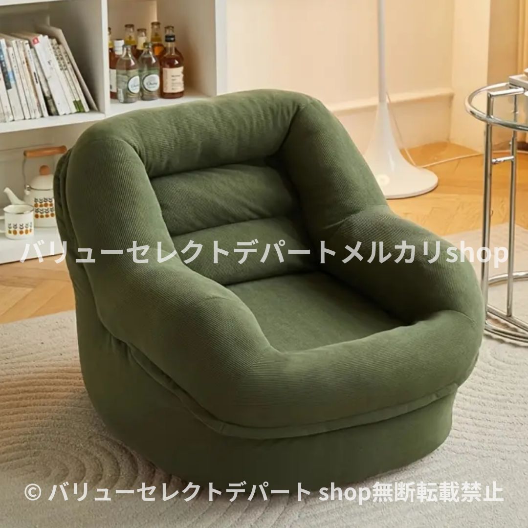 シンプル ブラウン ソファ 一人用 アームソファ キャスター付 2脚