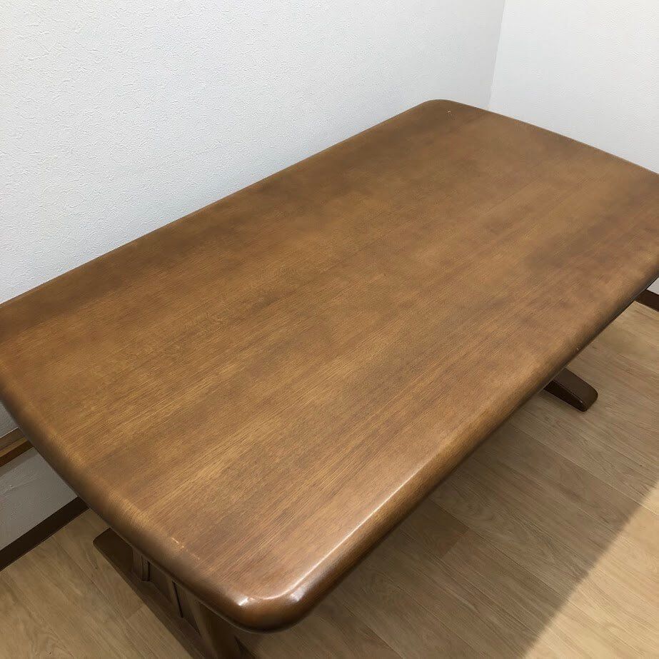 ss8001 カリモク ダイニングテーブル ブラウン 150×85cm karimoku 食卓テーブル リビングテーブル 木製 長角 長方形 4人掛け 茶 ダイニングテーブル