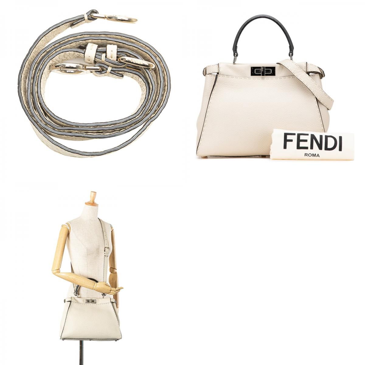 フェンディ セレリア ピーカブー レギュラー ハンドバッグ ショルダー