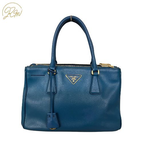 PRADA サフィアーノレザー ハンドバッグ 青 楽天市場】prada サフィアーノ バッグ 中古ブルーの通販