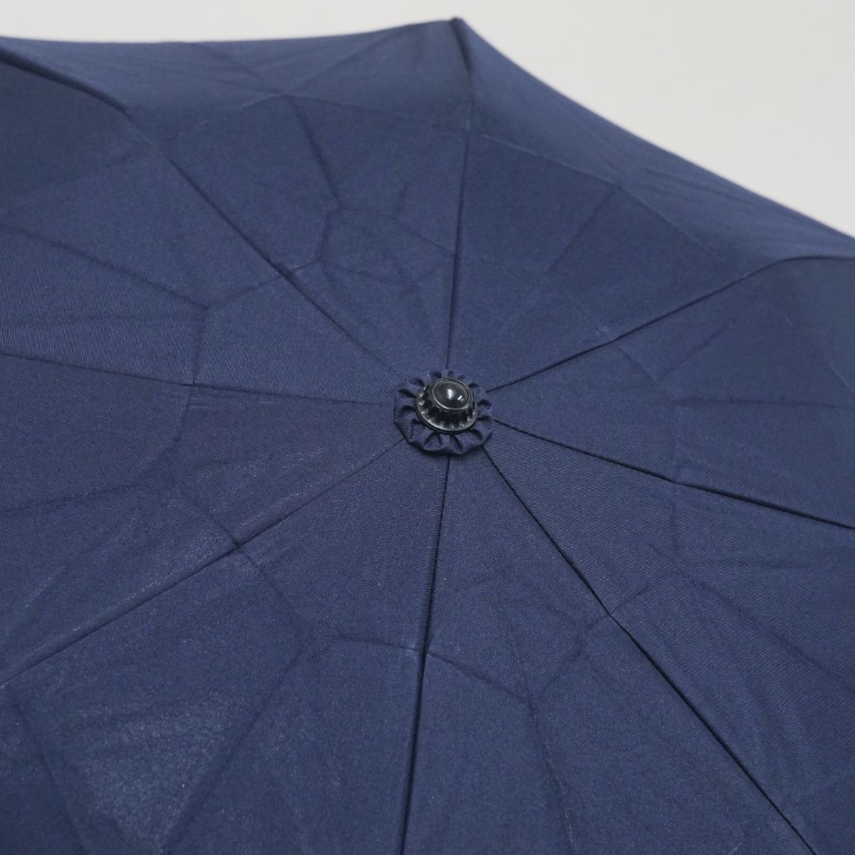 新品未使用　芦屋ロサブラン　完全遮光日傘　3段折りたたみ50cm ネイビーコンビ 楽天市場】日傘 100％ 完全遮光 折り畳み レディース3段