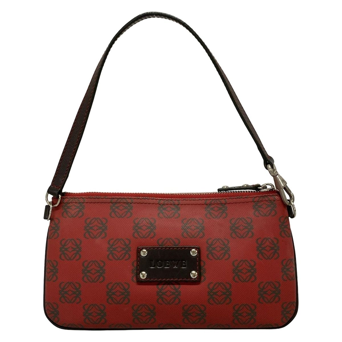 Louis Vuitton ショルダーバッグ ダークブラウン/レッド