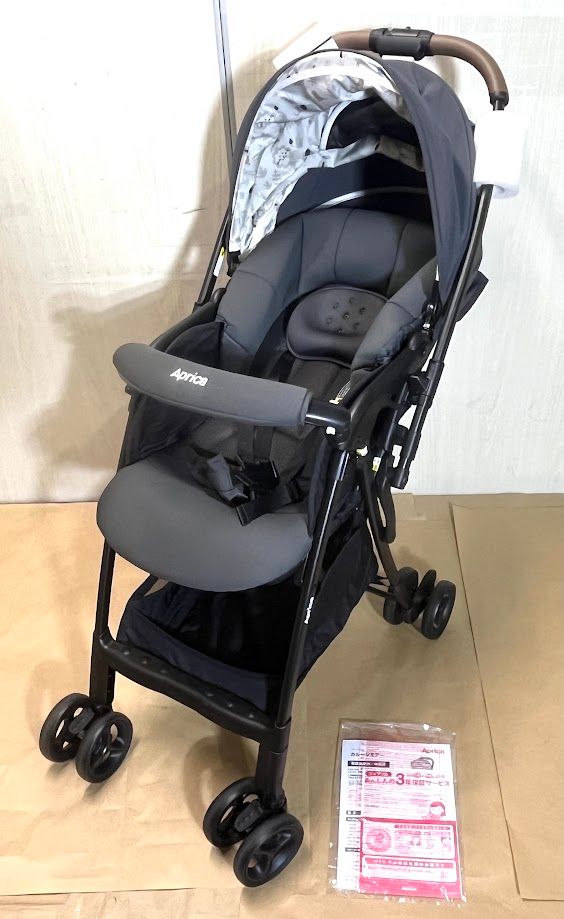 中古)おまけ付き アップリカ カルーンエアー メッシュ AB グレー