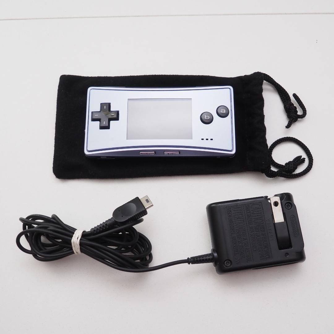 任天堂 ゲームボーイミクロ 本体 GB GBA アドバンス ブルー ニンテンドー