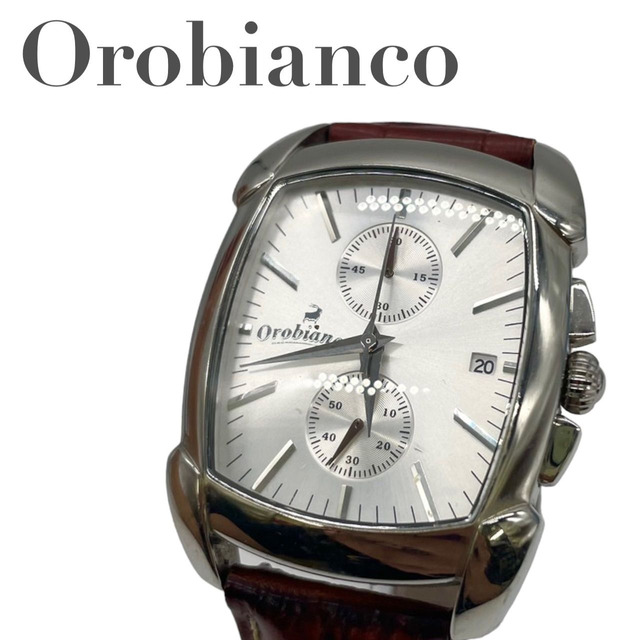オロビアンコ Orobianco アナログ時計 腕時計 メンズ スクエア型 ...