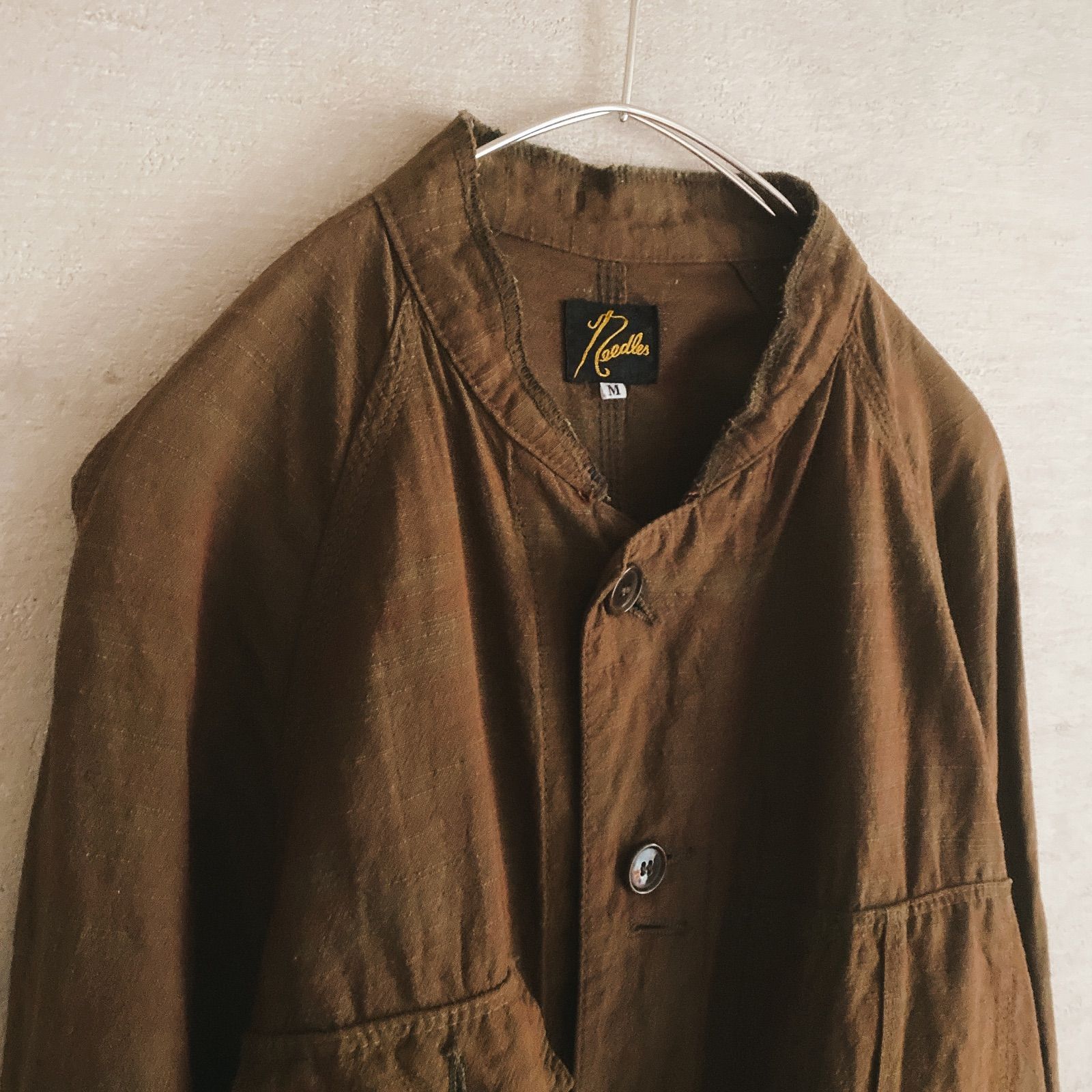 NEEDLES Chore Coat 会津紬生地 カバーオール S