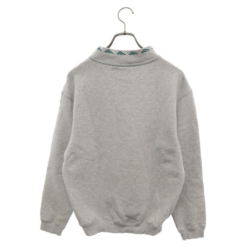 adidas (アディダス) EQT CREW RIGHT GRAY HEATHER モックネック 