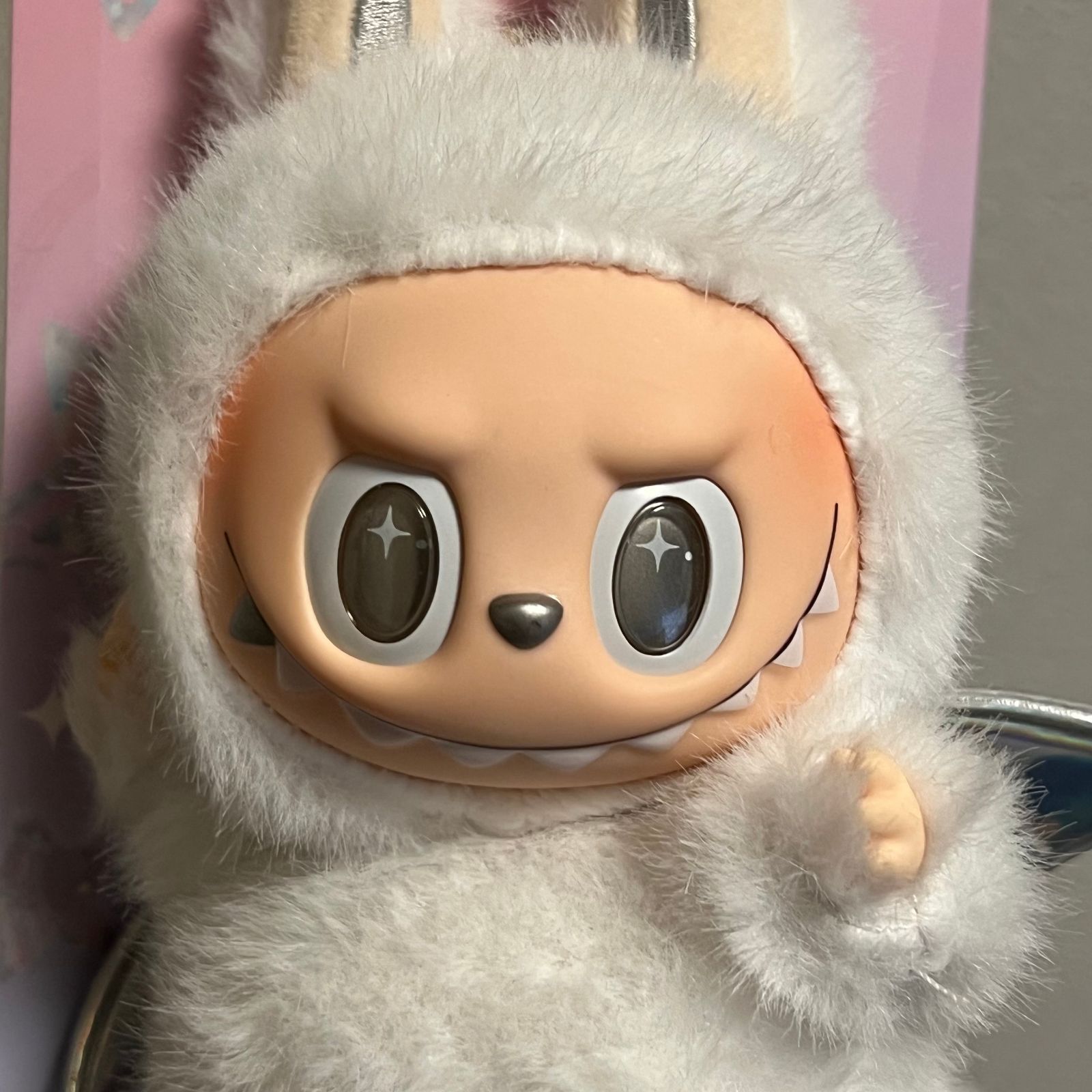 海外限定 ZIMOMO ホワイトAngel ふわふわぬいぐるみt 海外限定
