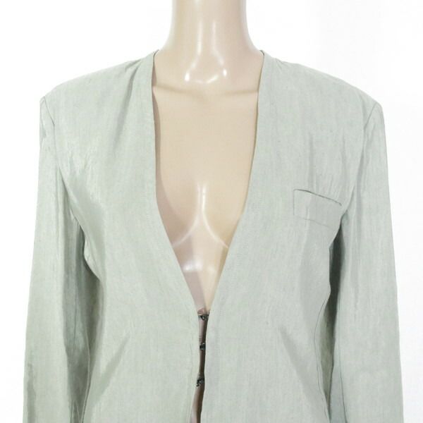 80%OFF 新品 アリジ ALYSI ジャケット 42 EJK379 Lサイズ グレー