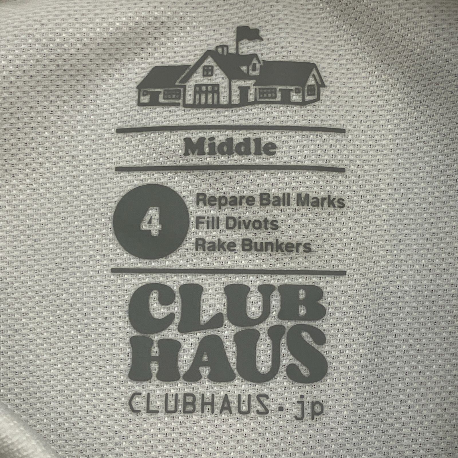 未使用品】CLUBHAUS (クラブハウス) ポリエステル 鹿の子