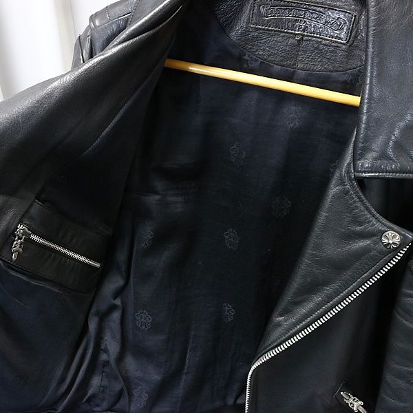 黒のライダースジャケット glamb 革ジャン ライダース Calf Leather Riders Jacket