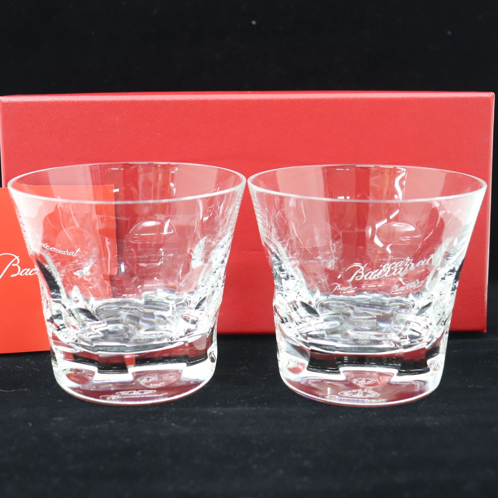 IT4CY2H1TKT4 Baccarat バカラ ベルーガ ロックグラス クリスタルガラス ペア 2客 タンブラー クリア アルコール ブランド 食器 コップ き インテリア キッチン