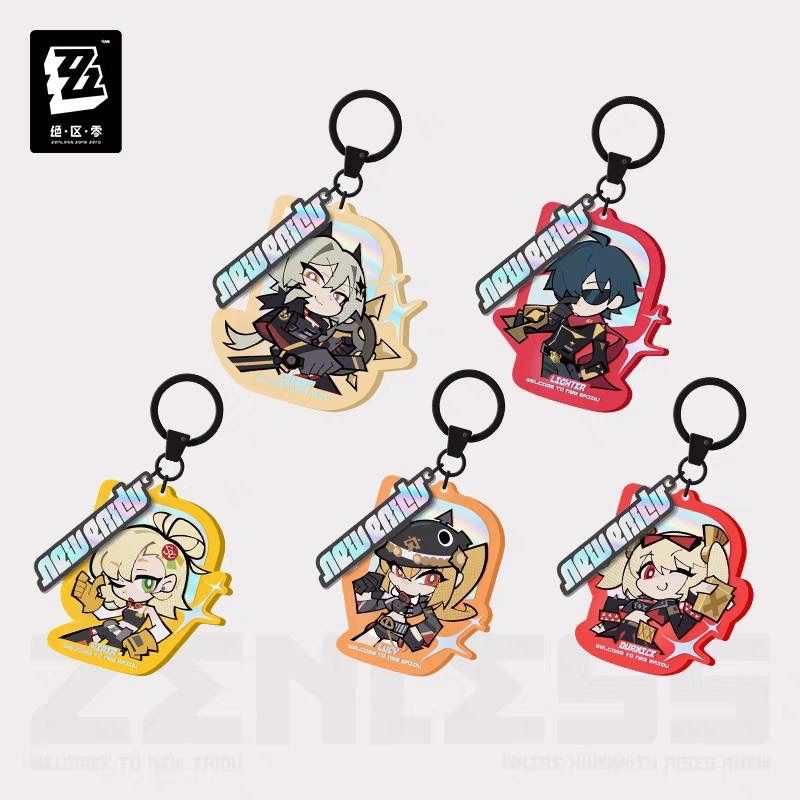 公式正規品 アクリルキーホルダー ちびキャラ ライト バーニス