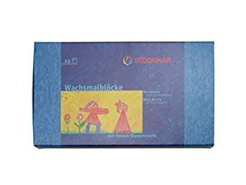 シュットクマー みつろうブロッククレヨン 12色 紙箱入 ST34202 日本 d2ldlup