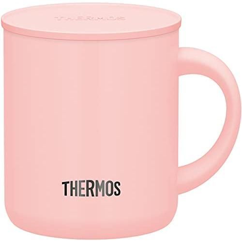 THERMOS サーモス 真空断熱マグカップ JDG-281C PWP パウダーピンク ステンレスマグ フタ付 保温 保冷 シンプル おしゃれ スタイリッシュ 結露しにくい プレゼント ギフト