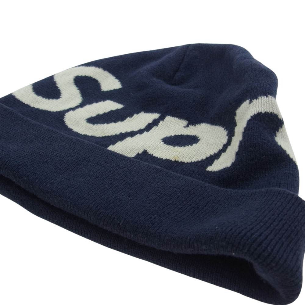Supreme Big Logo Beanie ネイビー 17aw Supreme Big Logo Beanie ネイビー 17aw