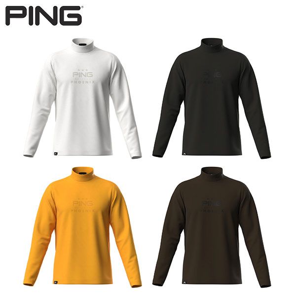 ピン ゴルフ PERFORMANCE 5266902 サーモソーラー バックカノコ 長袖 ハイネック シャツ