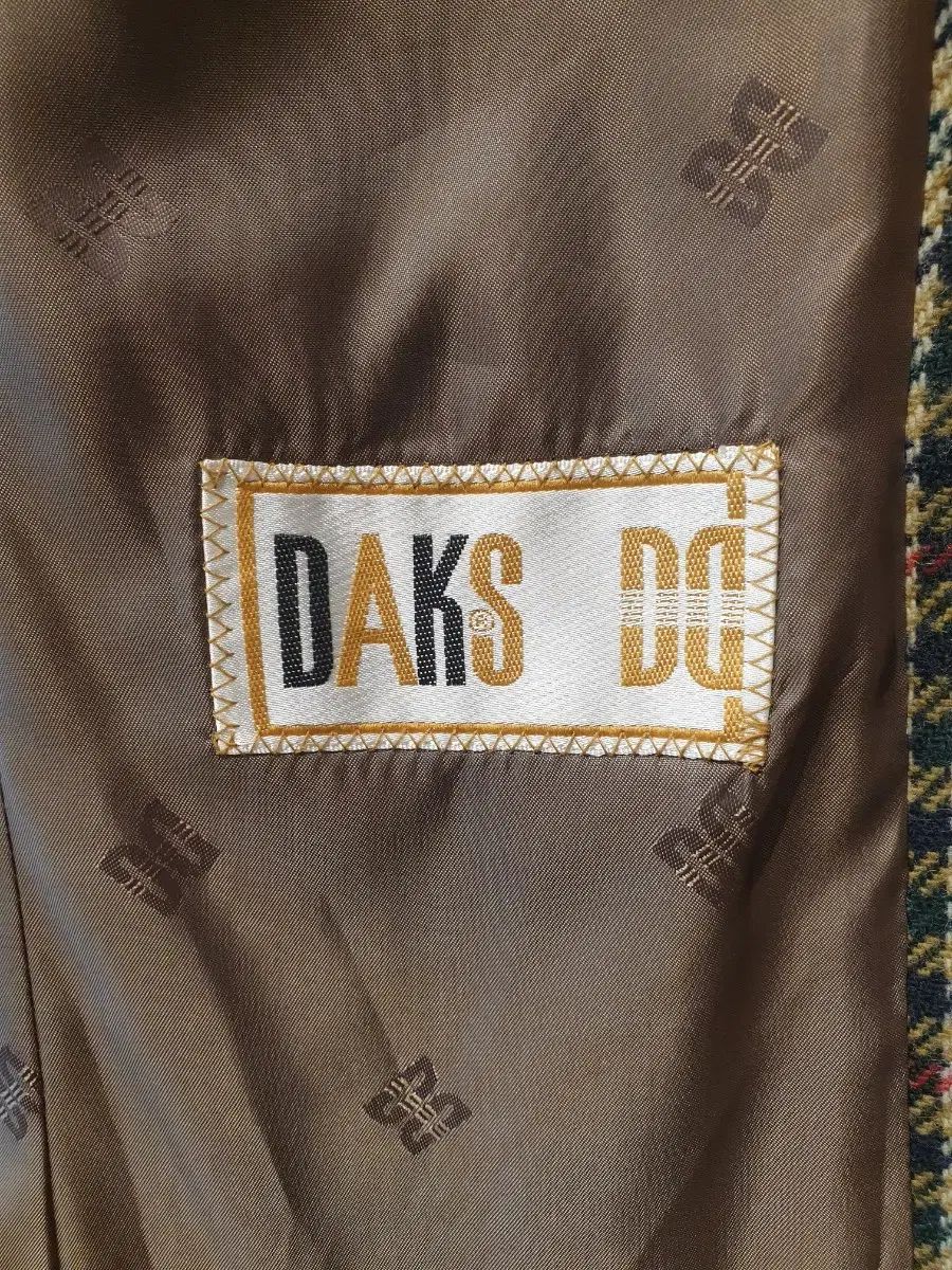 DAKS(ダックス) チェック ウール ブレザー DAKS テーラードジャケット 千鳥格子 チェック柄 英国 ウール調 メンズ DAKS ダックス テーラードジャケット  ジャケット｜Yahoo!フリマ（旧PayPayフリマ）