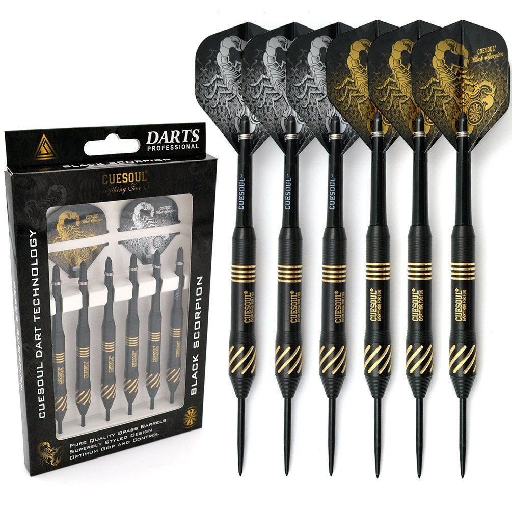 Black Scorpion Series CUESOUL 22/24/26 Grams Darts With Steel Tip Darts Set I.155725208