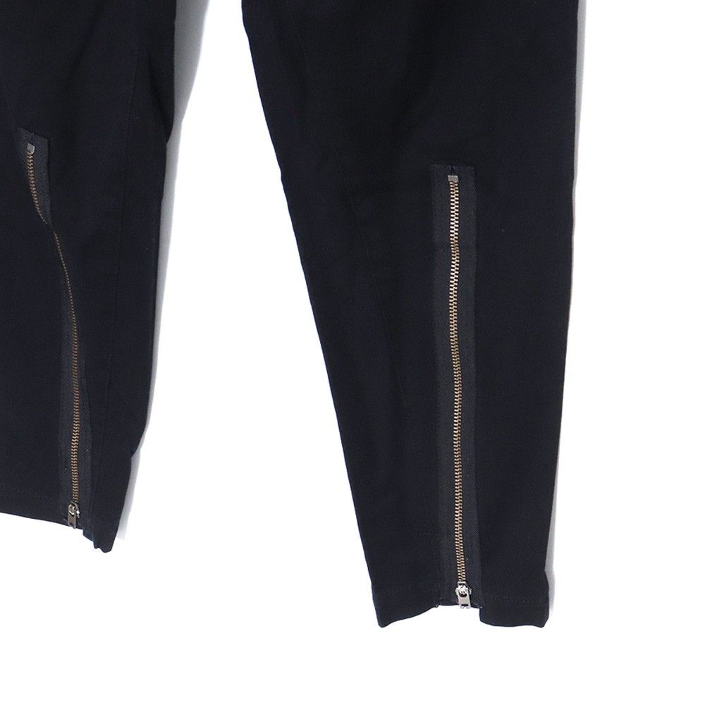 s’yte / ベルテッドテーパードパンツ/M/コットン/BLK/UU-P20-033 S'YTE YOHJI YAMAMOTO ベルテッドテーパードパンツ Mサイズ ブラック