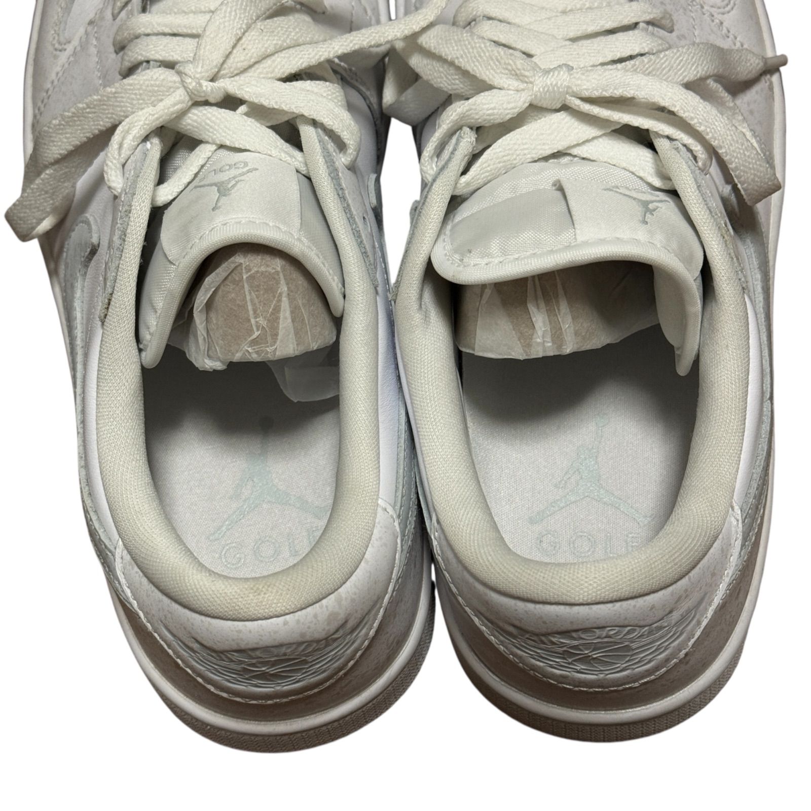 MY12 NIKE ナイキ エア ジョーダン 1 LOW G WHITE/PURE PLATINUM 26.5 