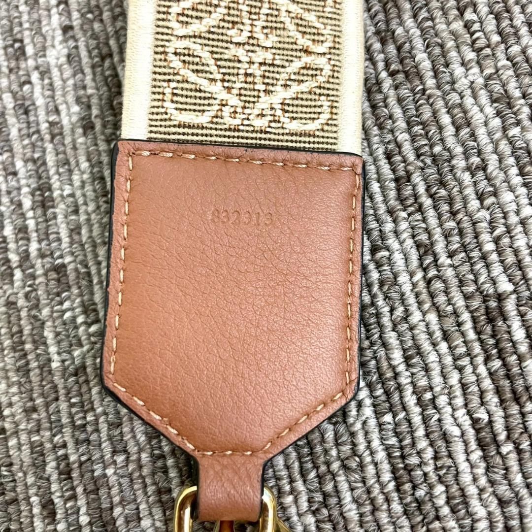 【未使用級】LOEWE ロエベ アナグラム ロゴショルダー バッグストラップ ロエベ ショルダーバッグ ストラップ アナグラム 未使用 LOEWE ロエベ