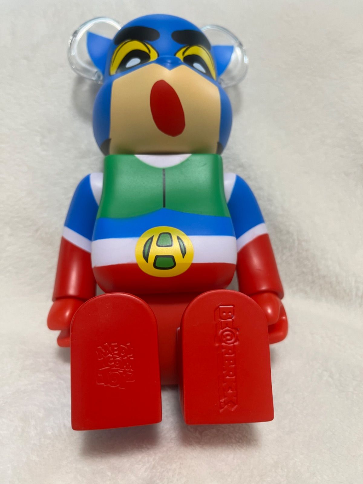 ベアブリック BE@RBRICK 400% 28センチ アクション仮面 クレヨンしんちゃん - メルカリ