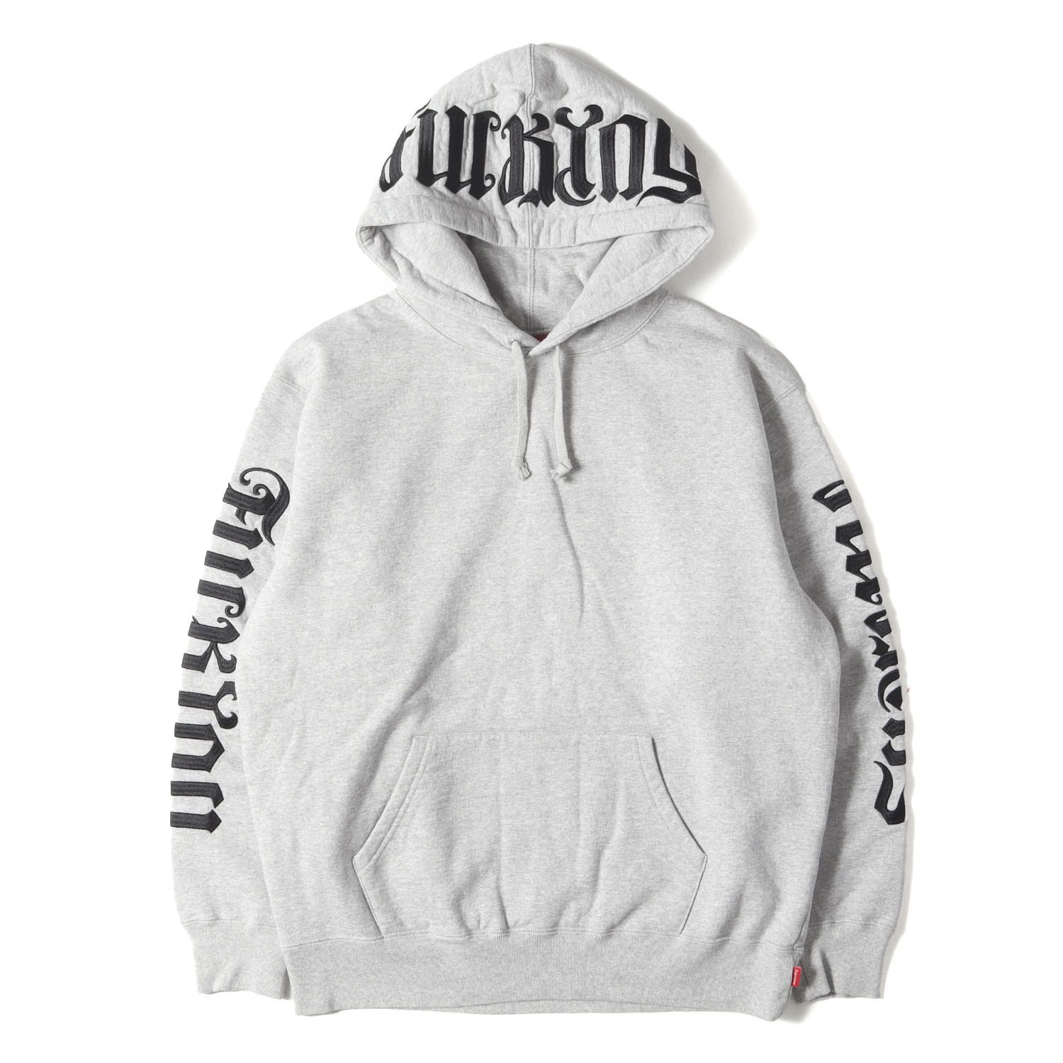 【美品】Supreme シュプリーム パーカー ヘザーグレー サイズ:S | 22SS ブランドロゴ刺繍 スウェットパーカー (Ambigram Hooded Sweatshirt) | トップス フーディー プルオーバー【メンズ】【中古】 美品】Supreme シュプリーム パーカー ヘザーグレー サイズ:S | 22SS
