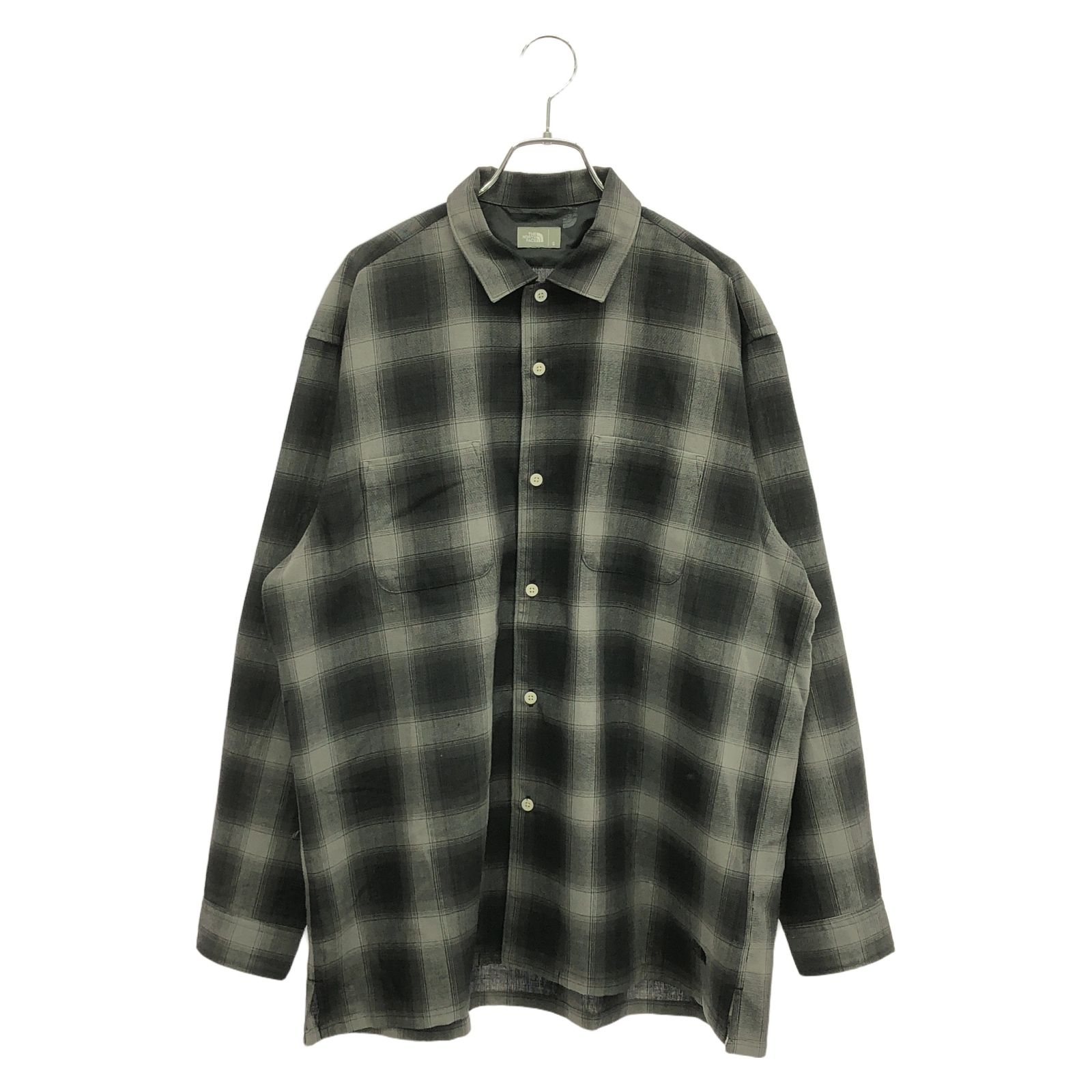 ザ ノースフェイス THE NORTH FACE 長袖シャツ シャツ HR62460 グレー ポリエステル シャツ メンズ Used A