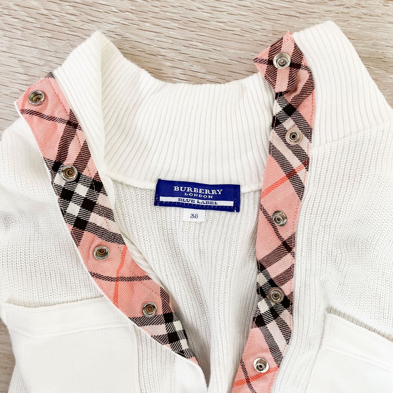 BURBERRY - Burberry ノースリーブ タイダイ ニットの通販 by