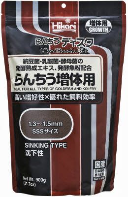【同梱不可】【6個セット】 キョーリン　ひかりらんちうディスク 増体用 900g