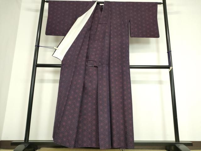 平和屋着物○男性 角帯 紬地 霞文 正絹 逸品 CAAY9856hy