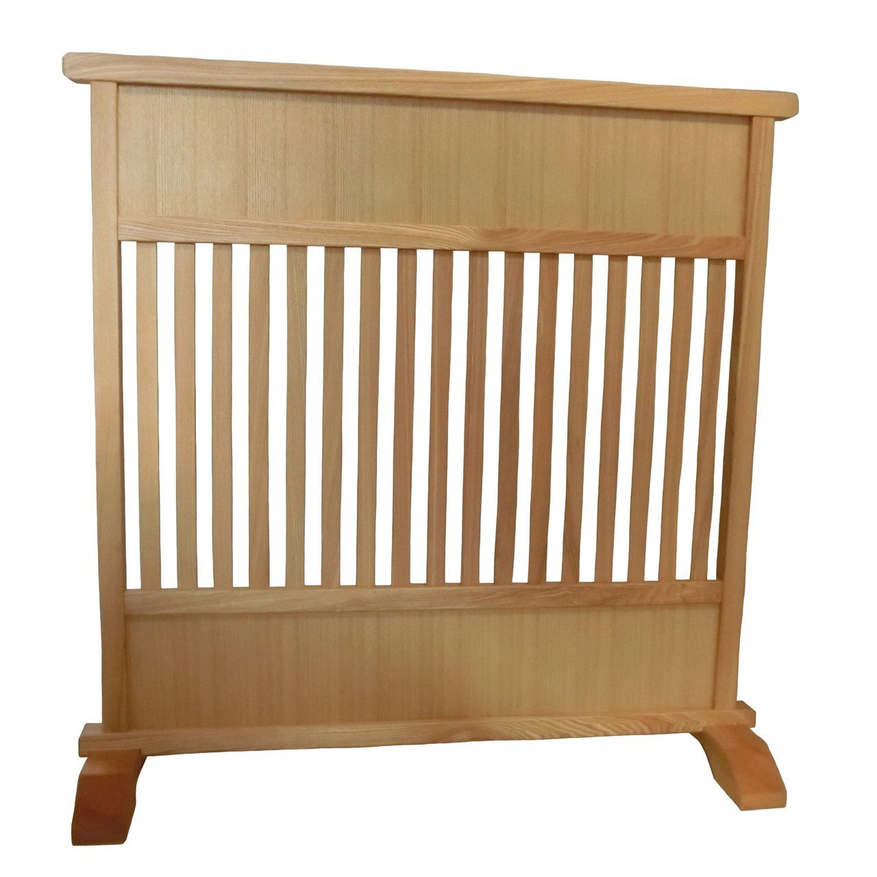 杢目が美しい 木地仕上げ 間仕切り 和風衝立 W90xD30xH90 MARWIL-DEMENAGEMENTS_CH