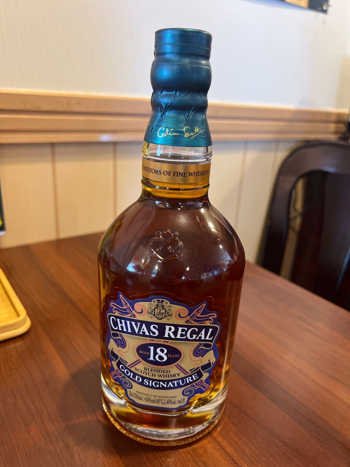 即購入可 未開栓6本　箱無しシーバスリーガル18年ゴールドシグネチャー700ml シーバスリーガル18年 ゴールドシグネチャー | MALKS