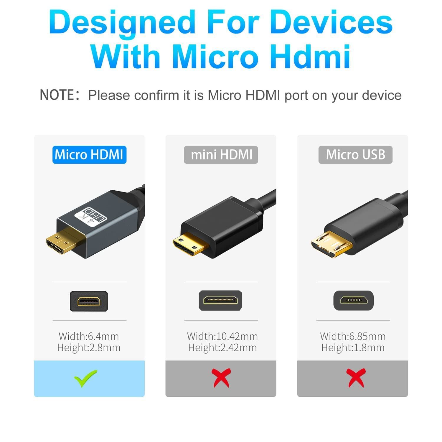 Twozoh 90度左角 Mini HDMI オス-HDMIメスケーブル 0.2M 角度付きミニ